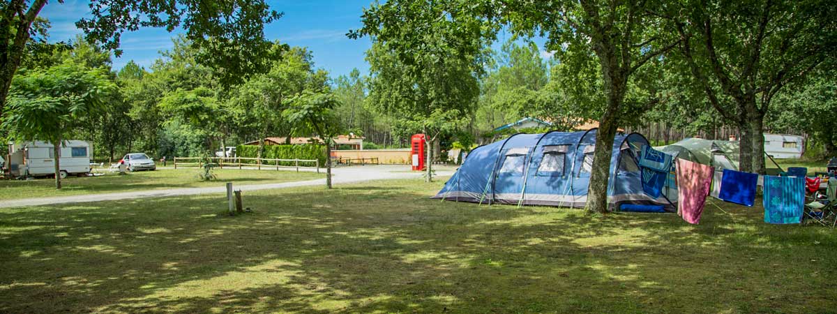 camping location emplacement landes