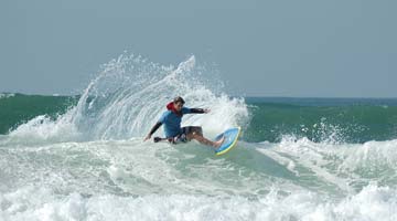 camping proche station surf pays basque