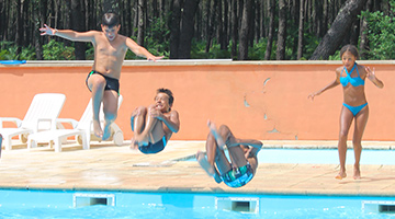 camping avec piscine protégée dans les landes