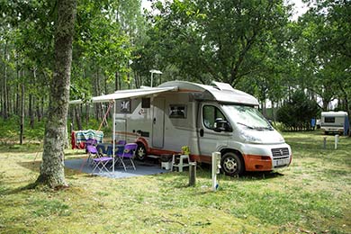 site camping car landes