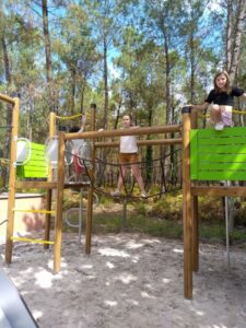 aire de jeu camping Landes